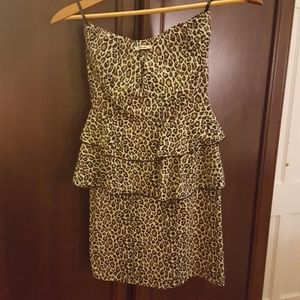 Leopard print Papaya dress